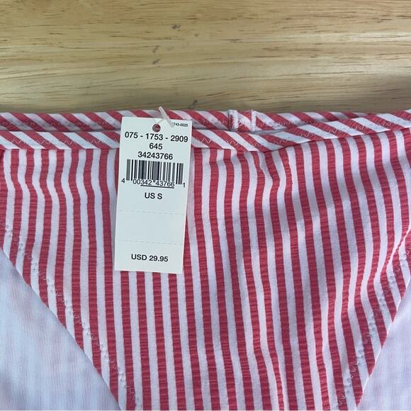 Aerie Seersucker Ruffle Bikini Bottom Size Small - Picture 4 of 6